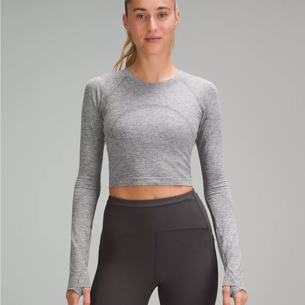 Swiftly Tech Cropped Long-Sleeve Shirt 2.0